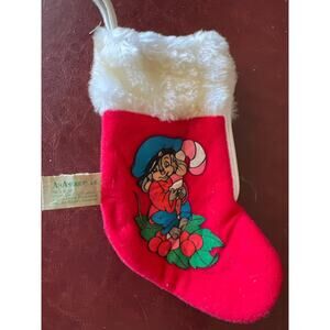 VTG An American Tail Stocking Sears McDonalds Fievel Christmas 4"x7"
